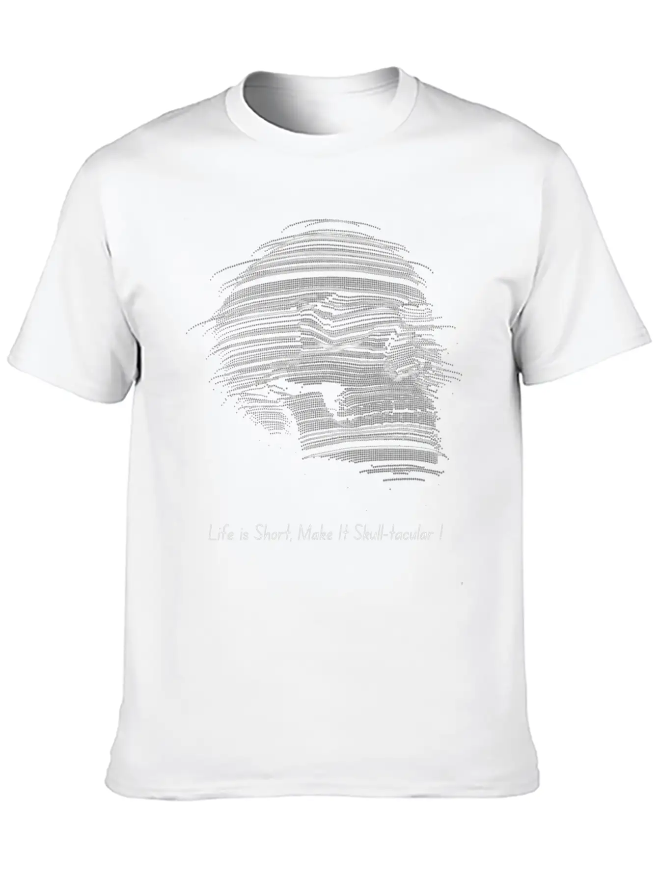 SKull T Shirt Unisex Short Sleeve Soft Cotton T-Shirt – Casual Everyday Wear