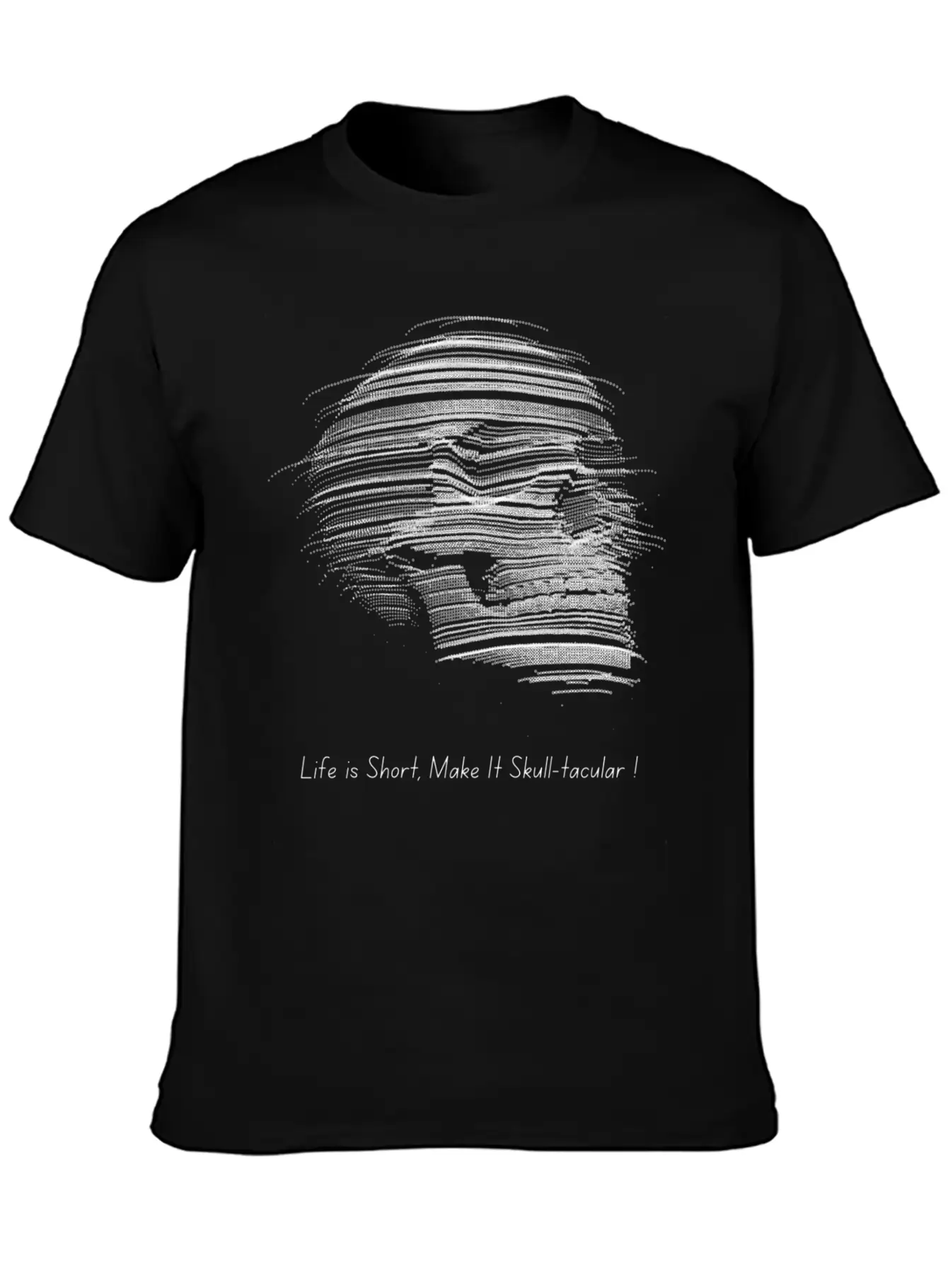 SKull T Shirt Unisex Short Sleeve Soft Cotton T-Shirt – Casual Everyday Wear