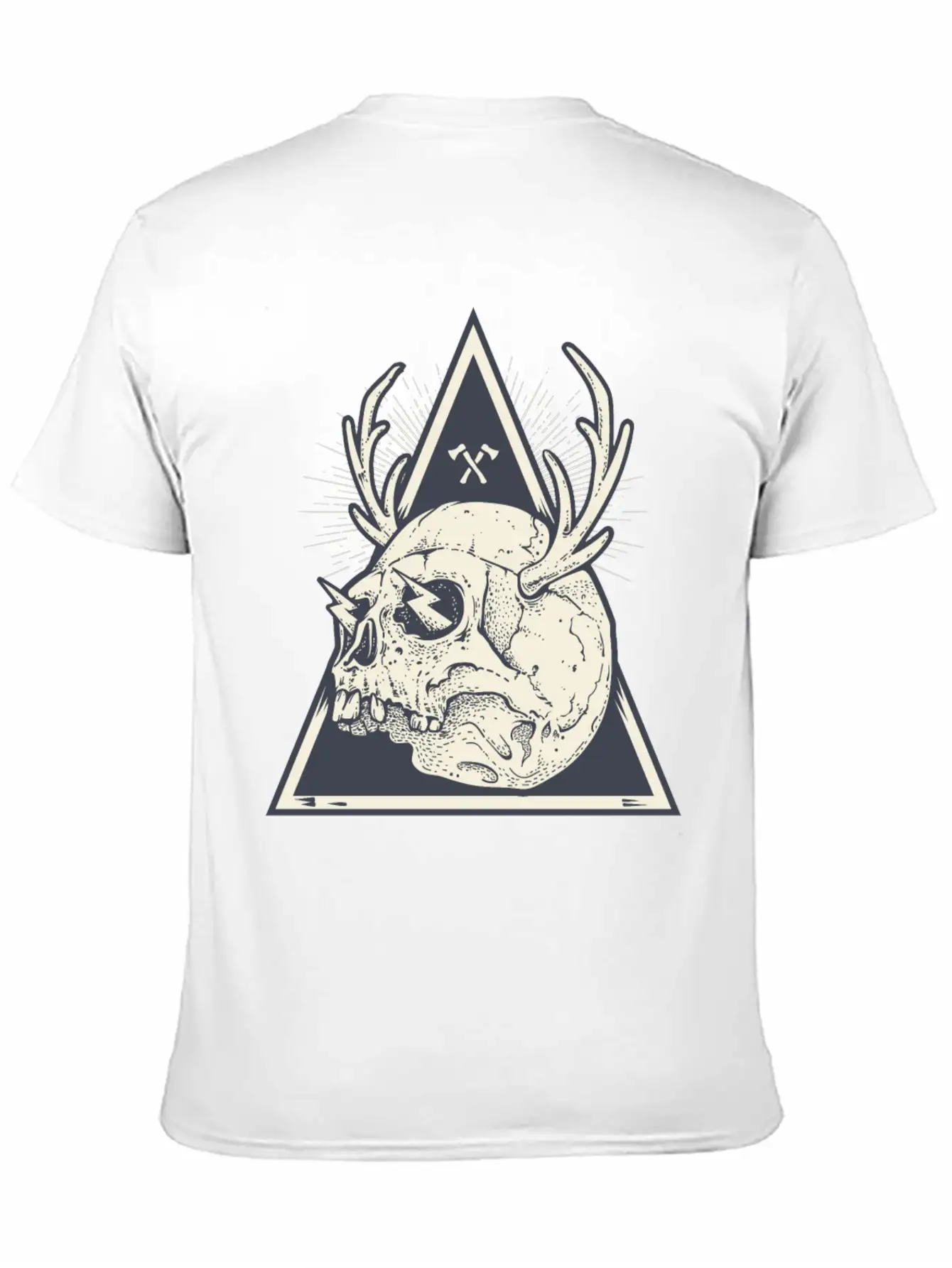 Skull Unisex Short Sleeve Soft Cotton T-Shirt – Casual Everyday Wear