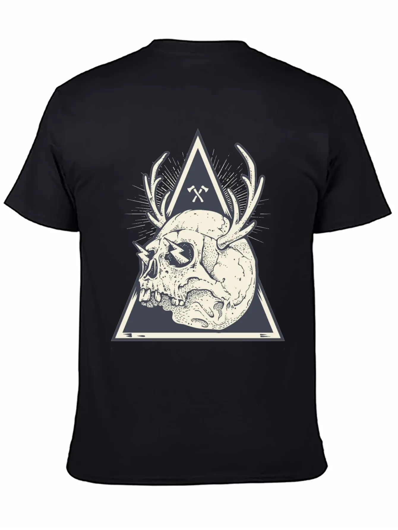 Skull Unisex Short Sleeve Soft Cotton T-Shirt – Casual Everyday Wear