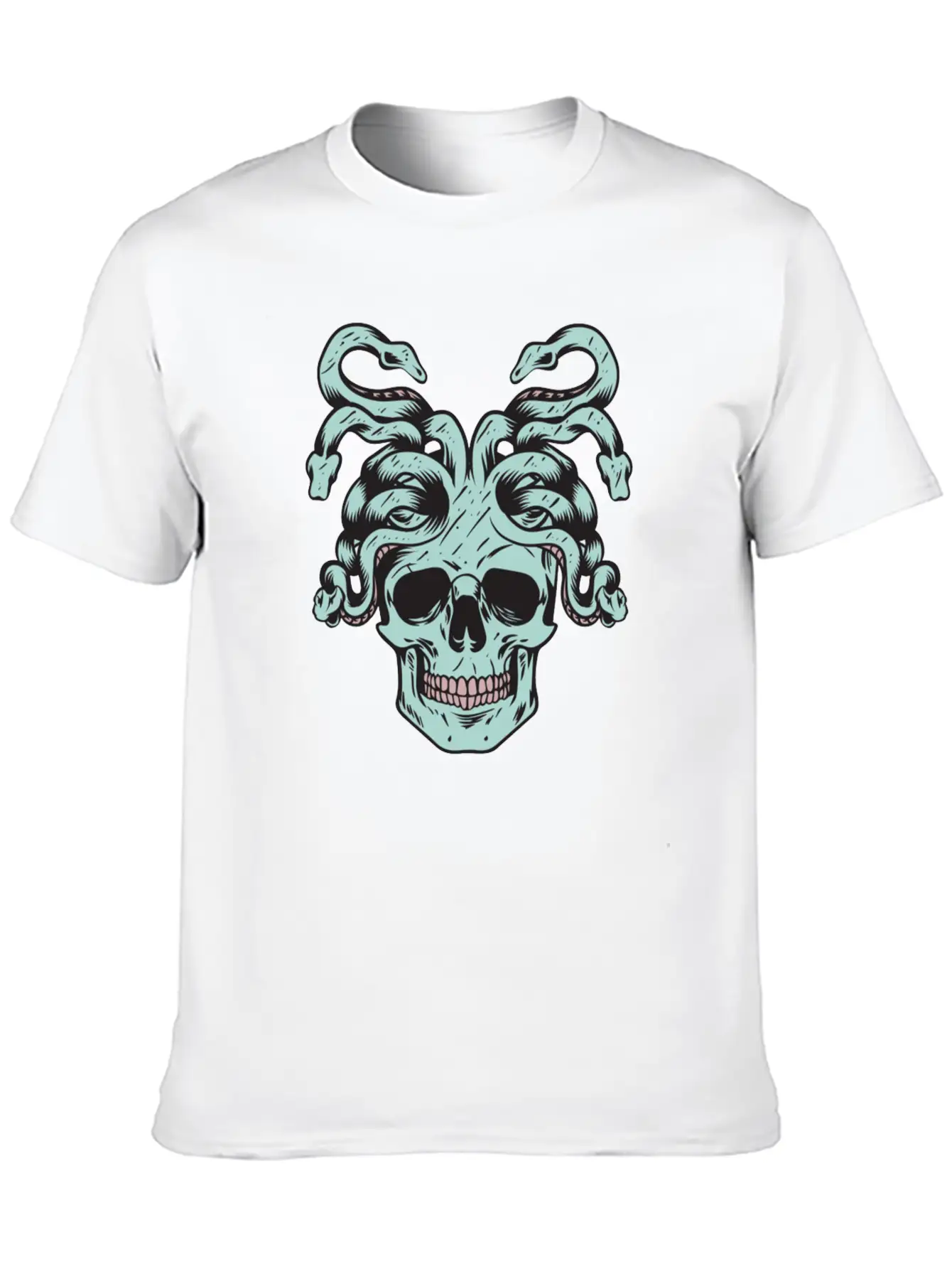 Skulls Character Comfortable Minimalist Graphic Tee – Summer Style Essential