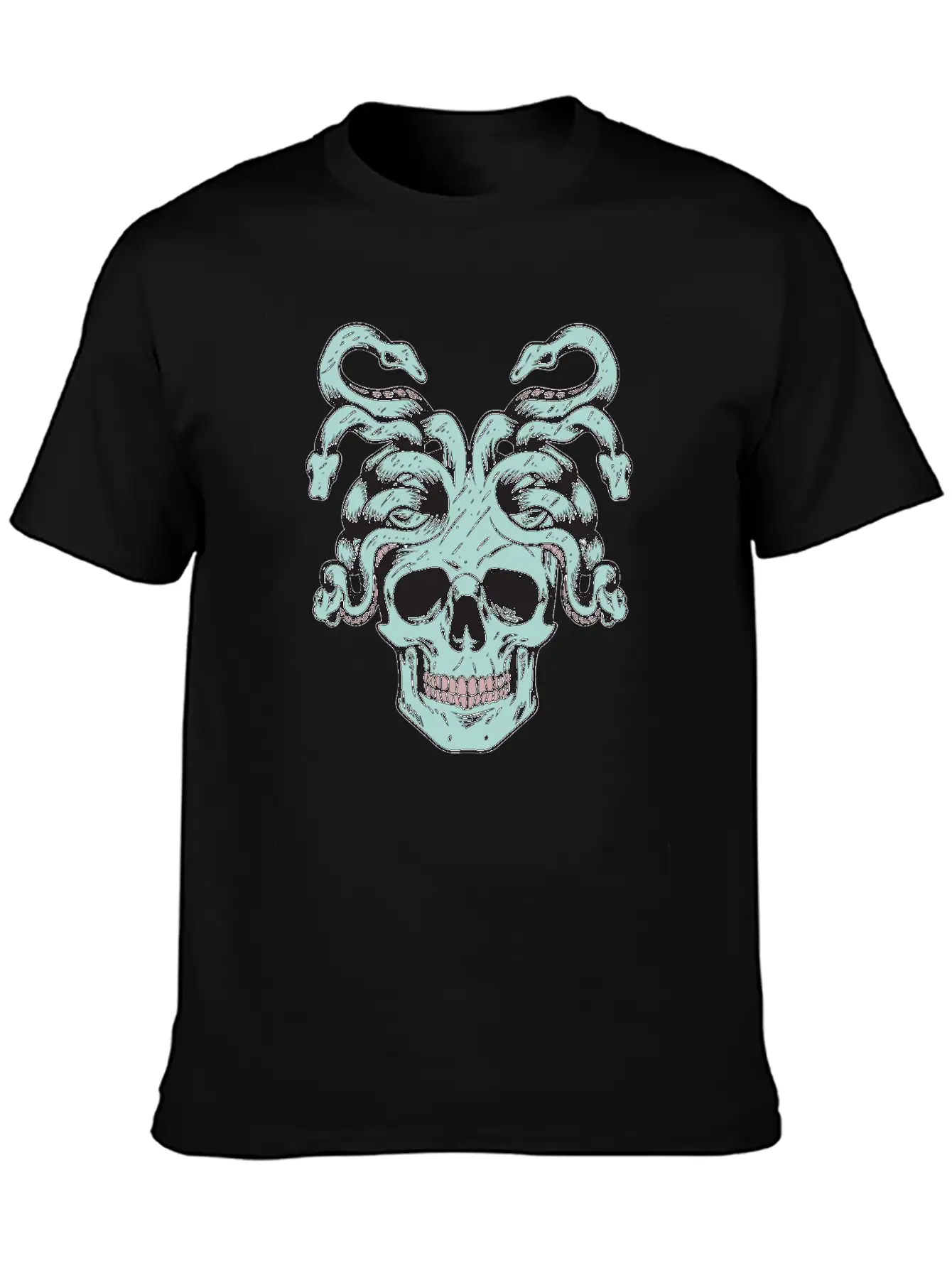Skulls Character Comfortable Minimalist Graphic Tee – Summer Style Essential