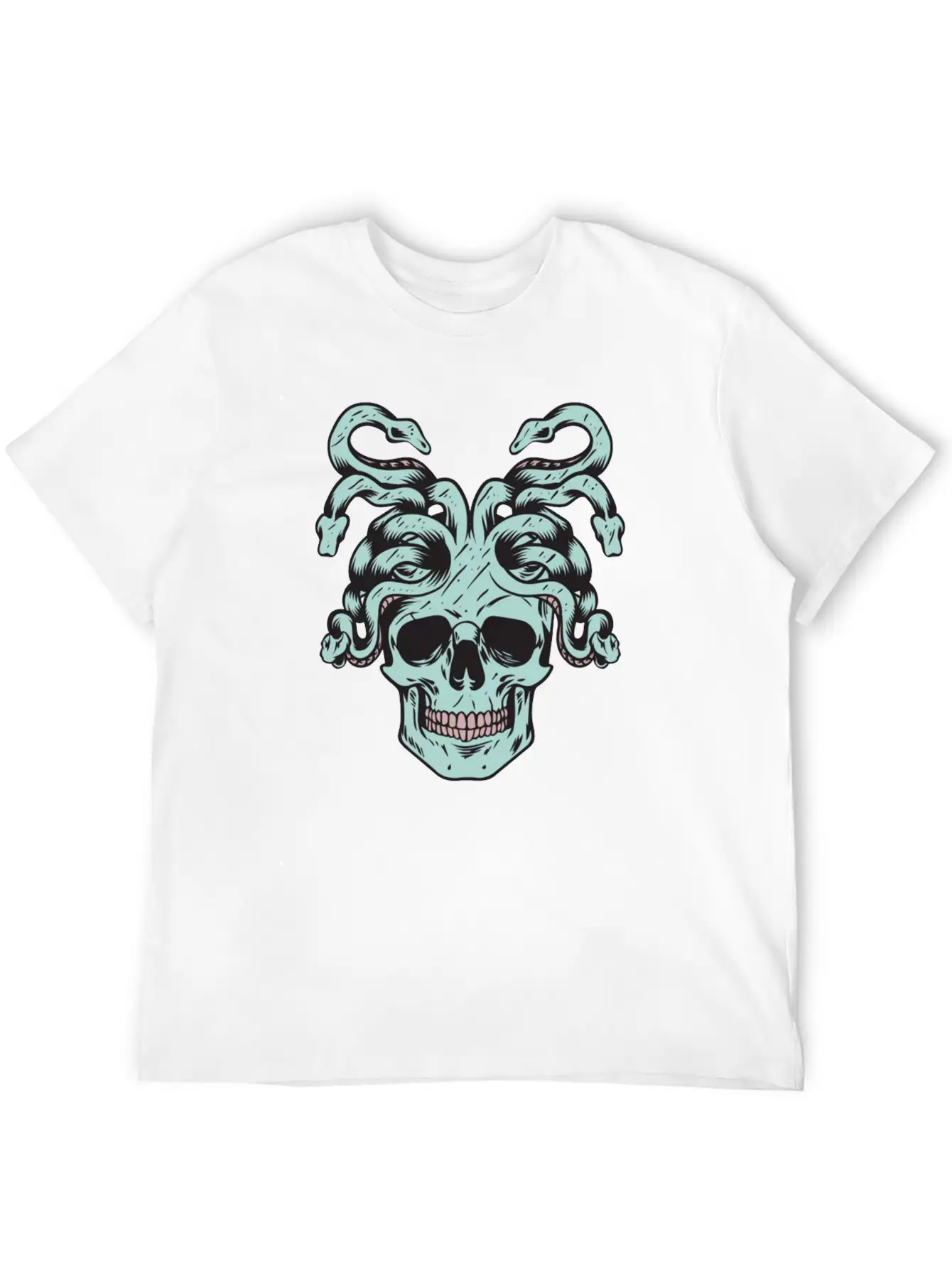 Skulls Character Comfortable Minimalist Graphic Tee – Summer Style Essential