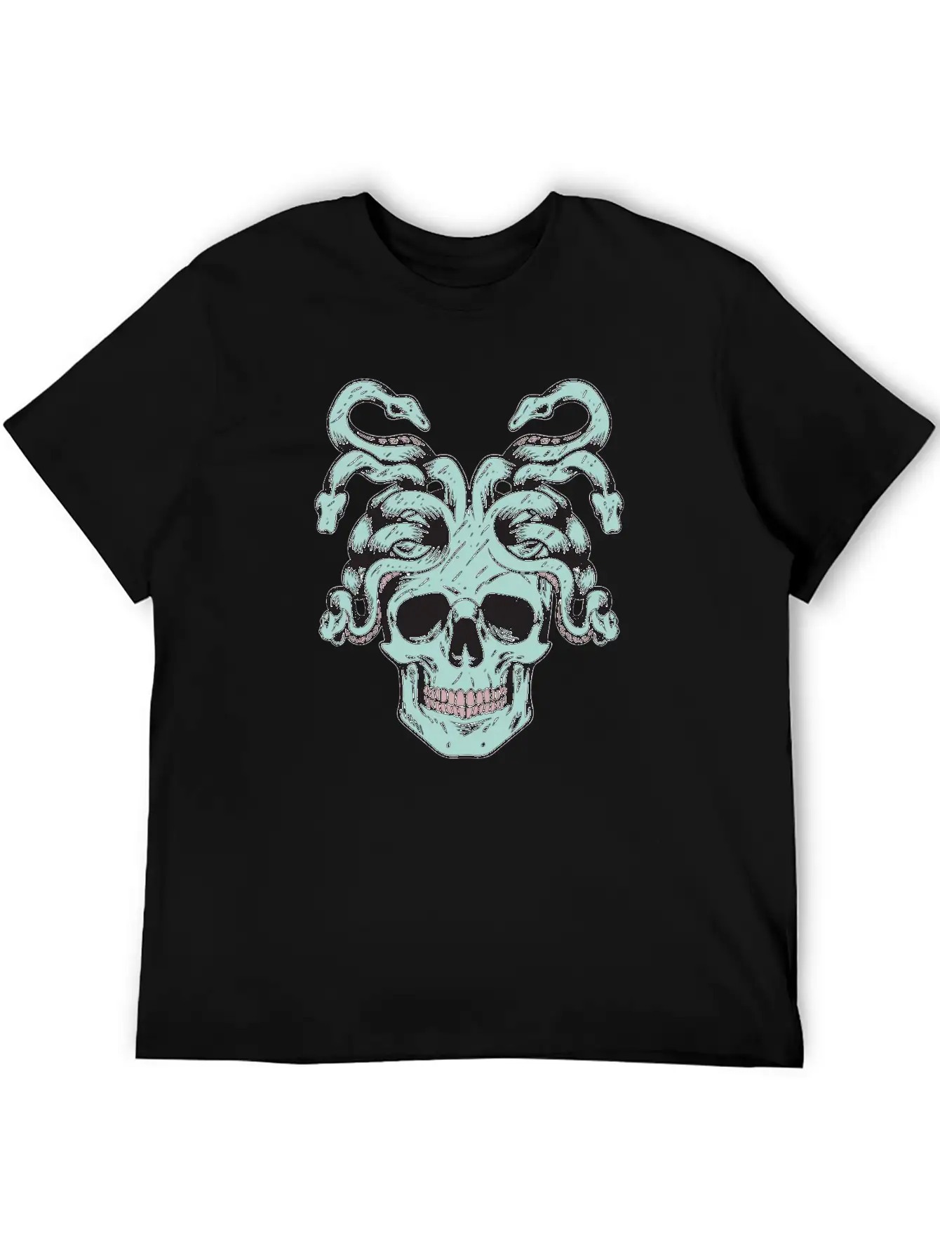 Skulls Character Comfortable Minimalist Graphic Tee – Summer Style Essential