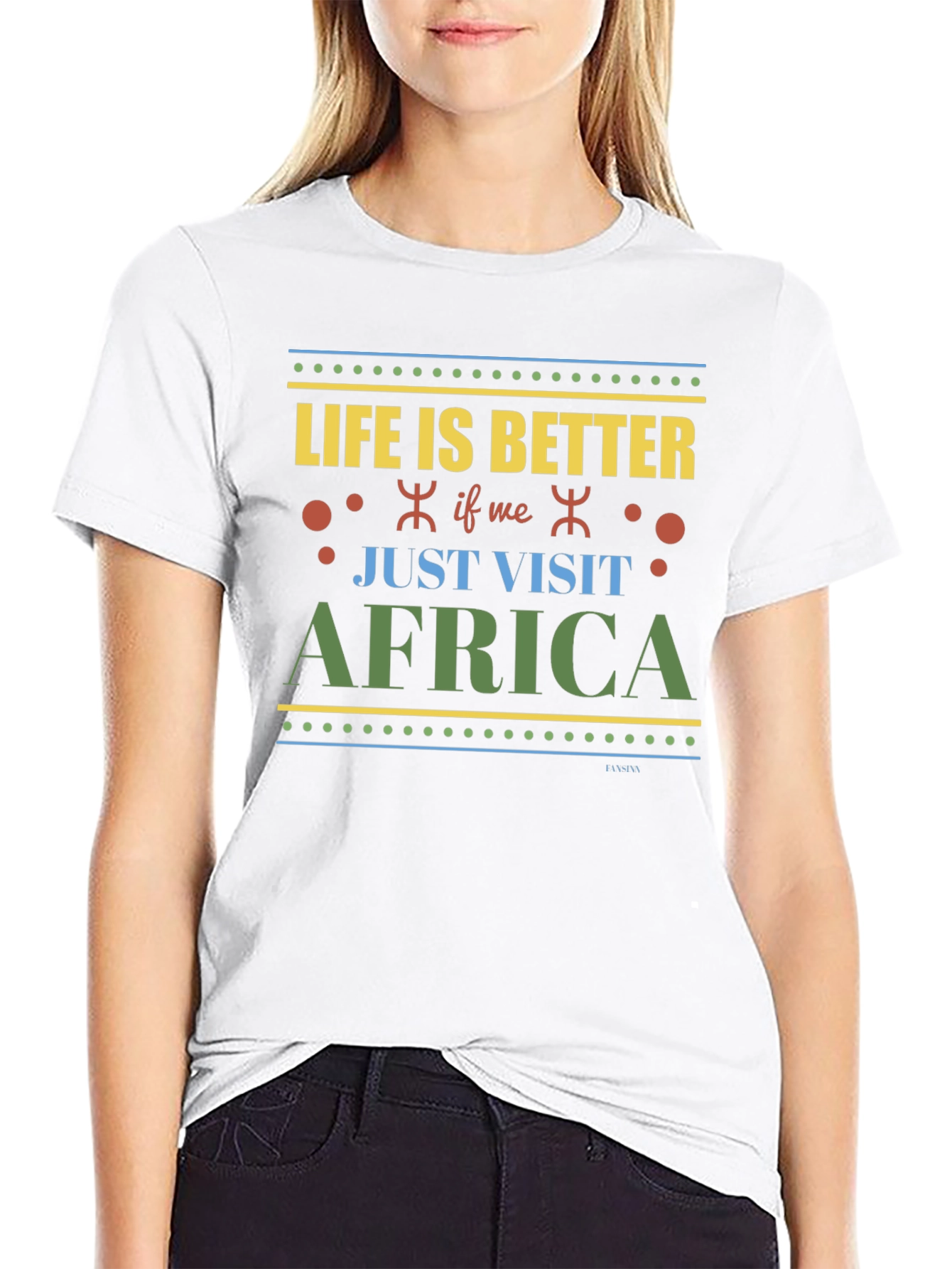 Life is Better in Africa Black T-Shirt