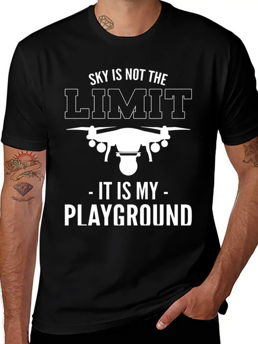 Sky Is Not The Limit It Is My Playground Timeless Short Sleeve Tee – Comfy And Minimalist Design