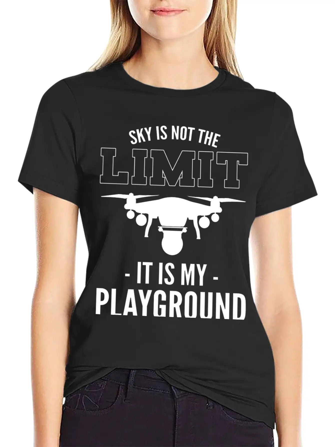 Sky Is Not The Limit It Is My Playground Timeless Short Sleeve Tee – Comfy And Minimalist Design