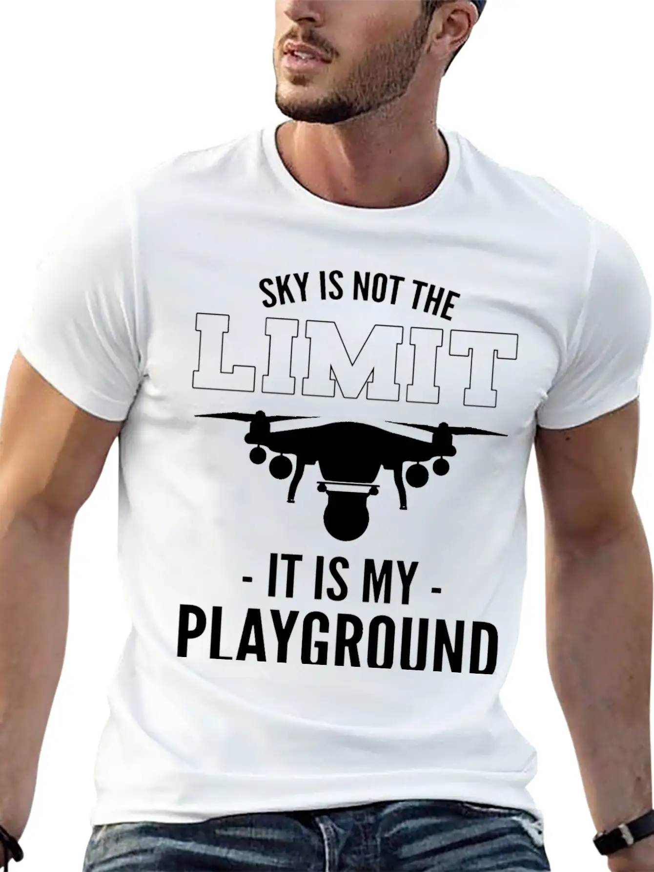 Sky Is Not The Limit It Is My Playground Timeless Short Sleeve Tee – Comfy And Minimalist Design