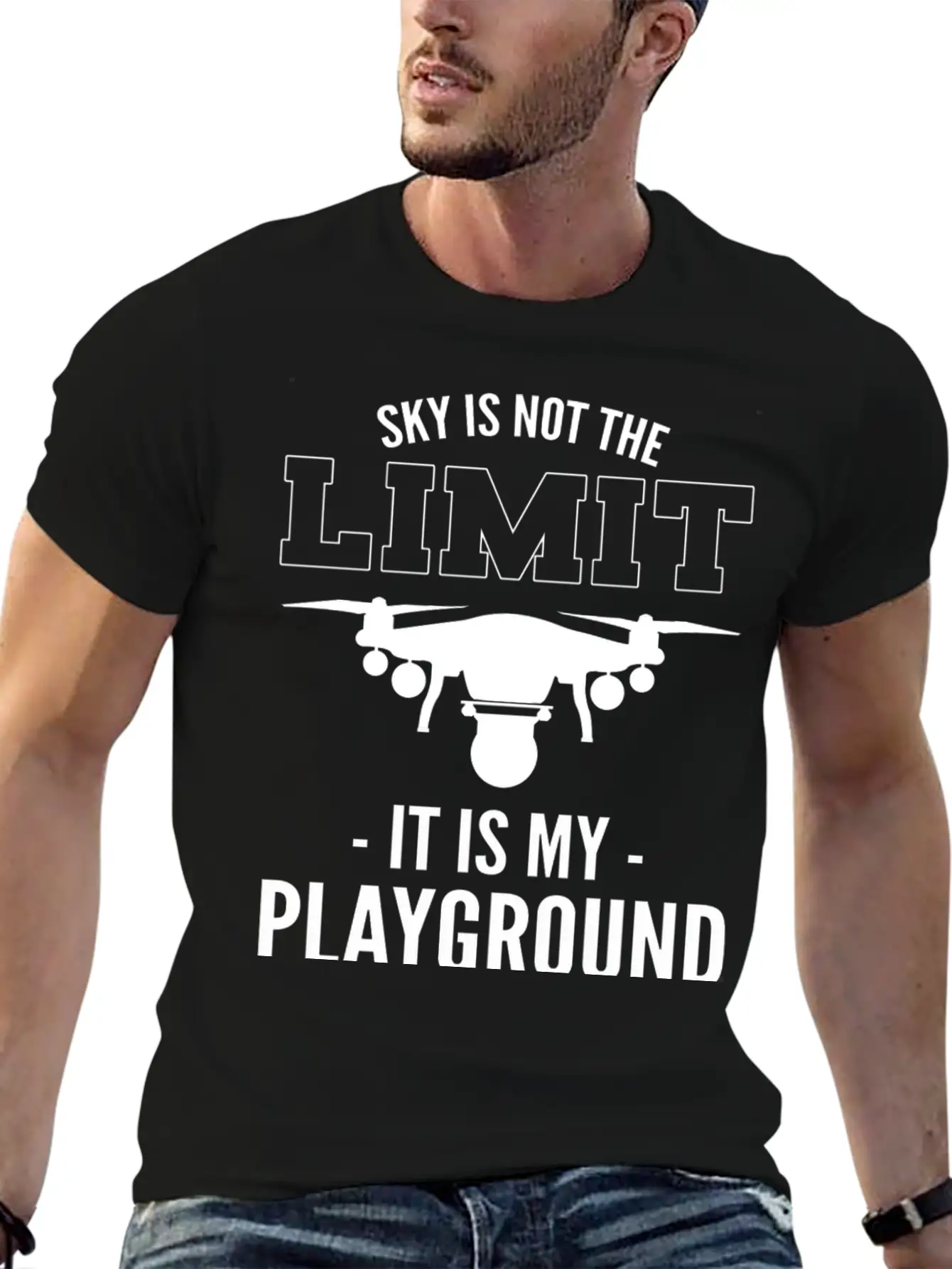 Sky Is Not The Limit It Is My Playground Timeless Short Sleeve Tee – Comfy And Minimalist Design