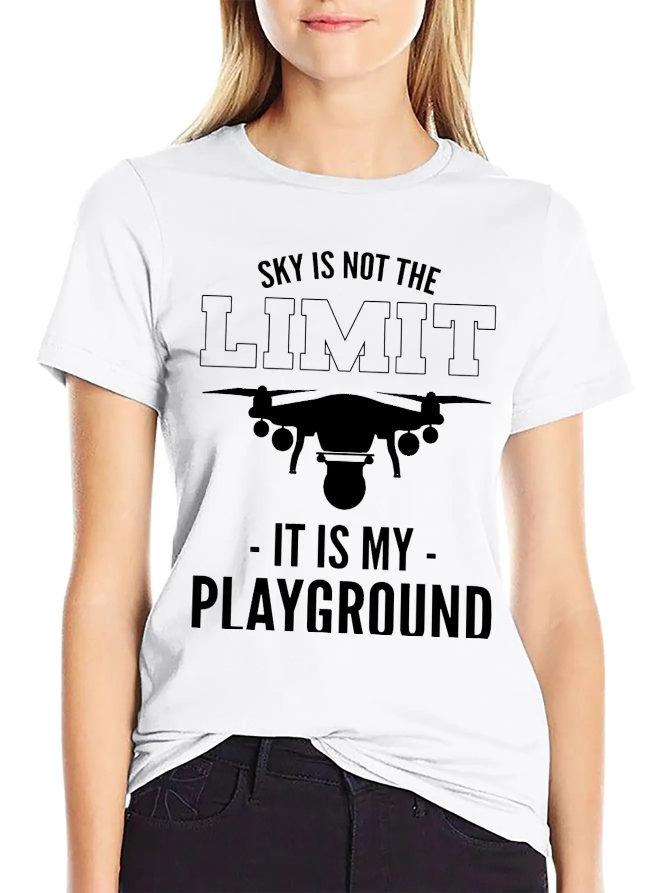 Sky Is Not The Limit It Is My Playground Timeless Short Sleeve Tee – Comfy And Minimalist Design