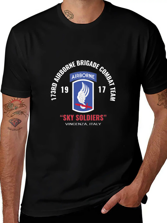 Sky Soldiers 173Rd Airborne Combat Team Unisex Casual T-Shirt – Clean Design For Daily Comfort