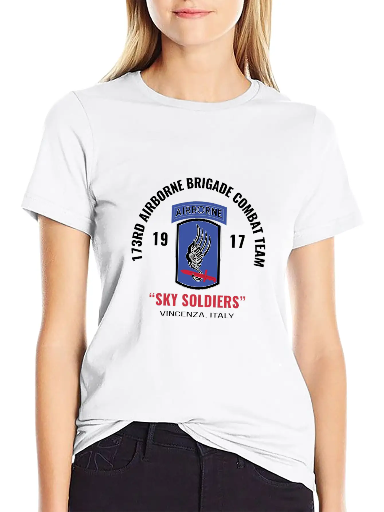 Sky Soldiers 173Rd Airborne Combat Team Unisex Casual T-Shirt – Clean Design For Daily Comfort