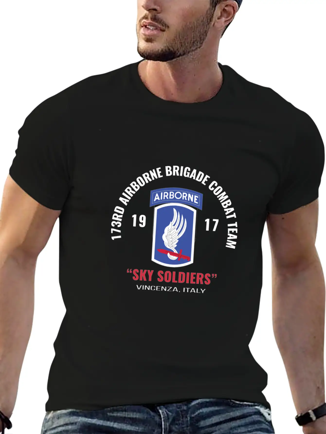 Sky Soldiers 173Rd Airborne Combat Team Unisex Casual T-Shirt – Clean Design For Daily Comfort