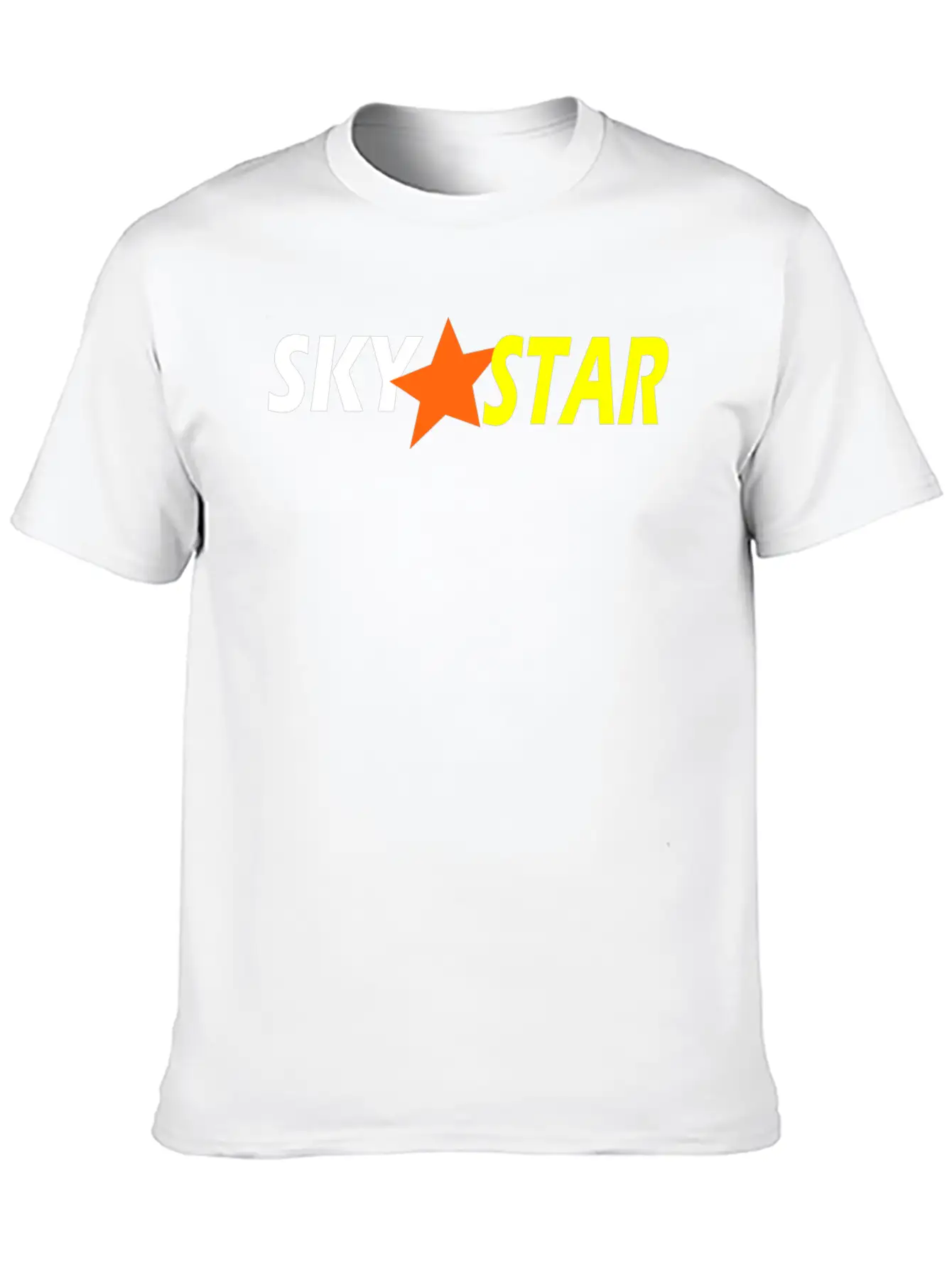 Sky Srat Design Unisex Short Sleeve Soft Cotton T-Shirt – Casual Everyday Wear