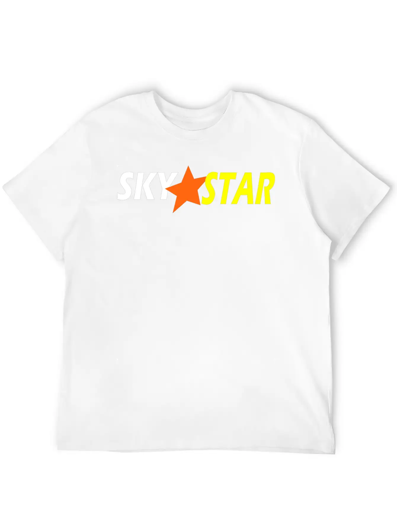 Sky Srat Design Unisex Short Sleeve Soft Cotton T-Shirt – Casual Everyday Wear