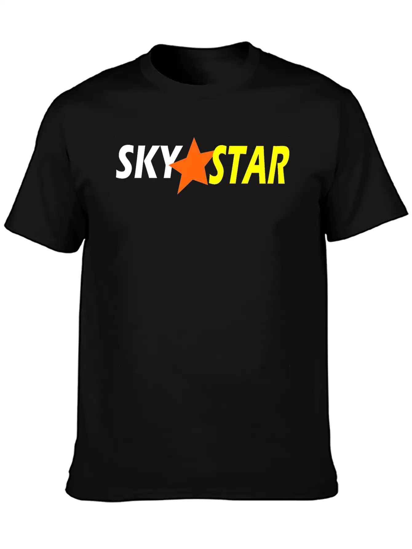 Sky Srat Design Unisex Short Sleeve Soft Cotton T-Shirt – Casual Everyday Wear