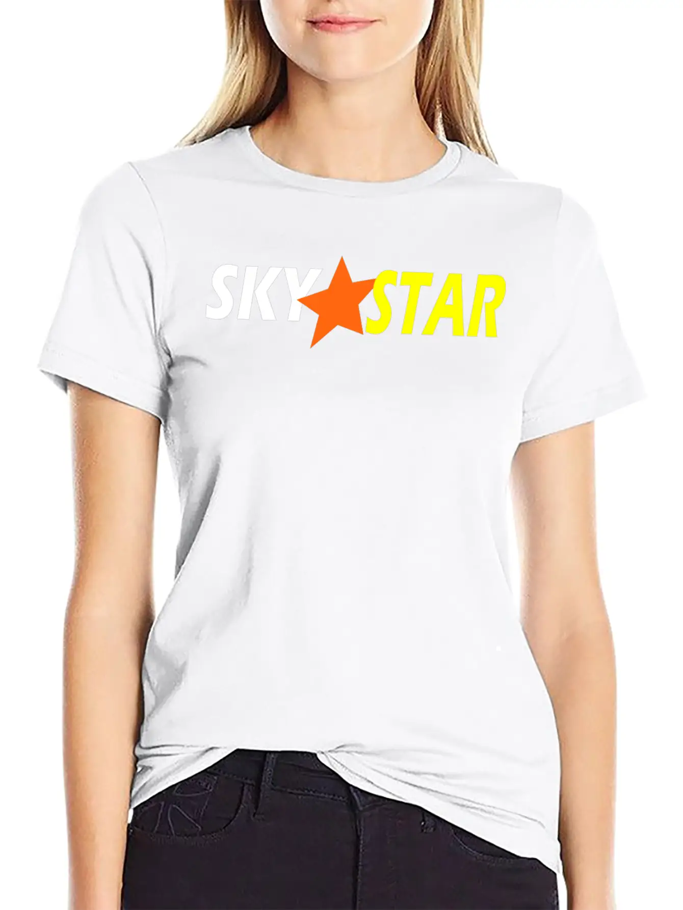 Sky Srat Design Unisex Short Sleeve Soft Cotton T-Shirt – Casual Everyday Wear
