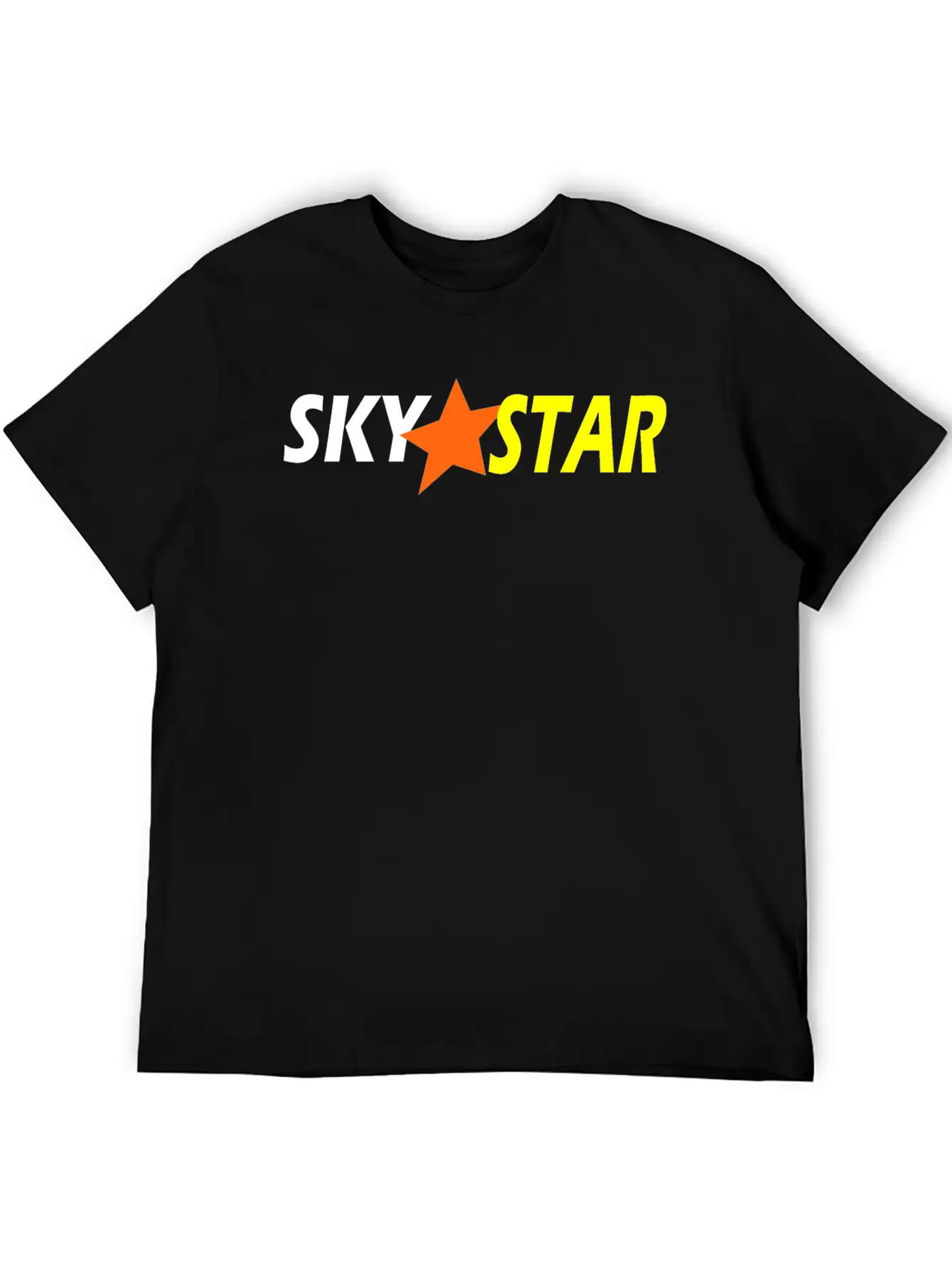 Sky Srat Design Unisex Short Sleeve Soft Cotton T-Shirt – Casual Everyday Wear