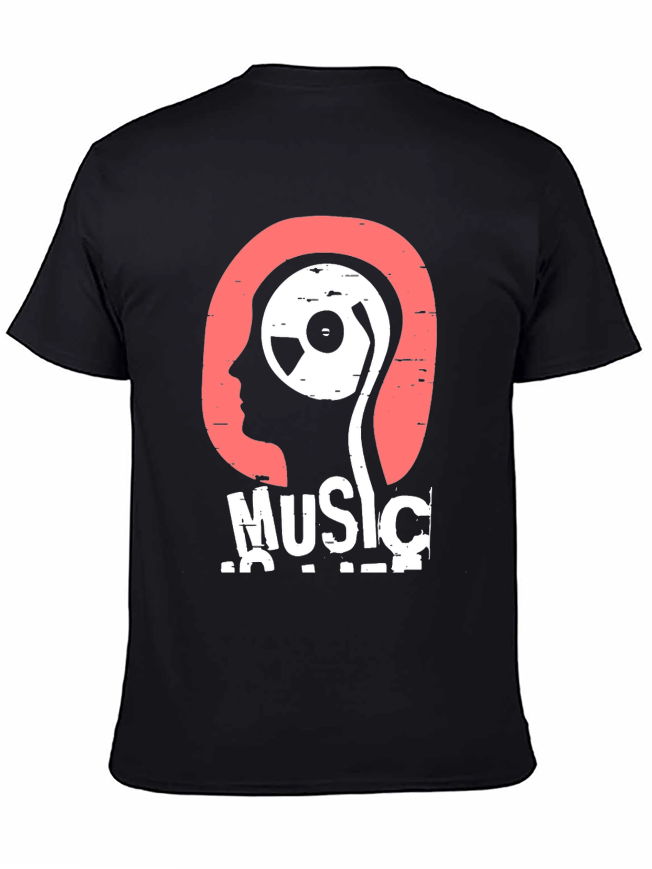 Music is Life T-Shirt - Stylish Graphic Tee