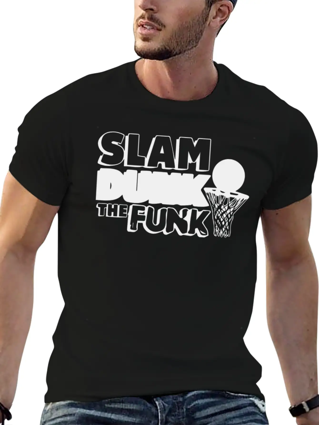Slam Dunk The Funk Stylish Everyday T-Shirt – Unisex Basic Cotton Tee