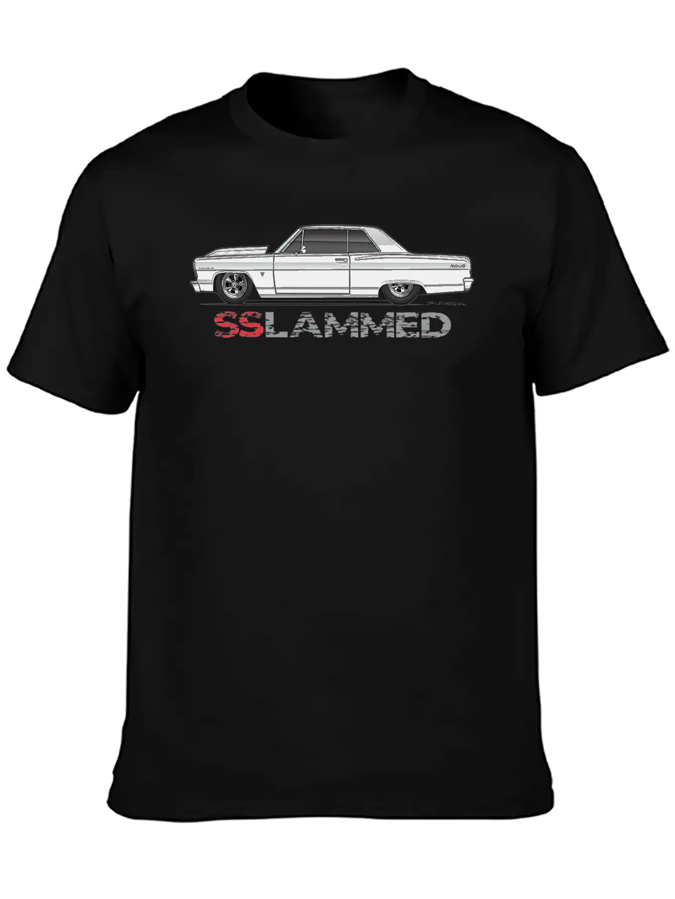 Slammed Silver Stylish Everyday T-Shirt – Unisex Basic Cotton Tee