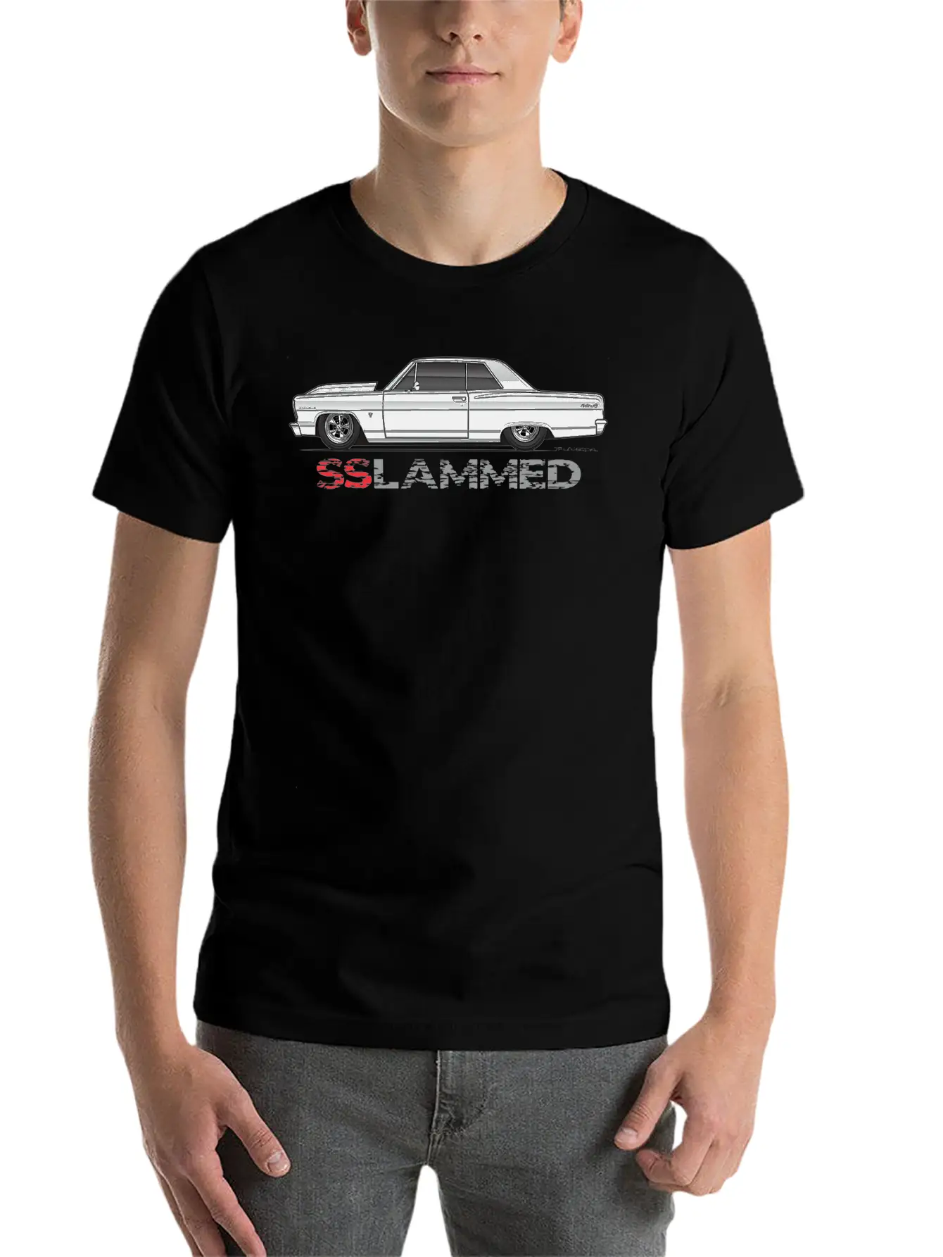 Slammed Silver Stylish Everyday T-Shirt – Unisex Basic Cotton Tee