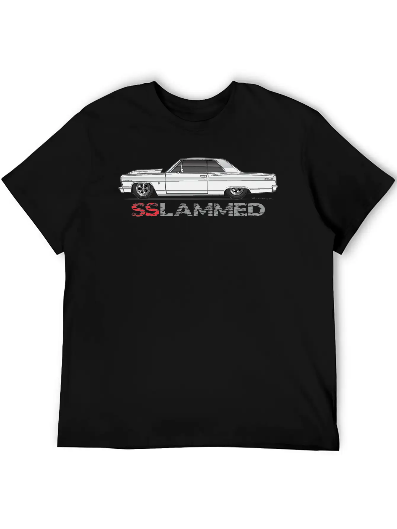 Slammed Silver Stylish Everyday T-Shirt – Unisex Basic Cotton Tee