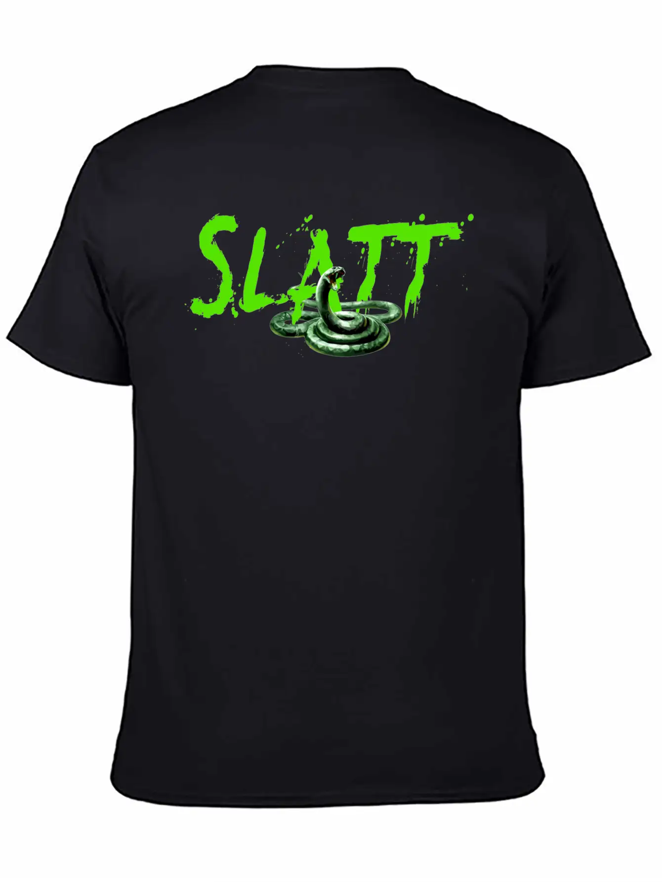 Slatt With Snake Slime Love All The Time Gift Tee Timeless Short Sleeve Tee – Comfy And Minimalist Design