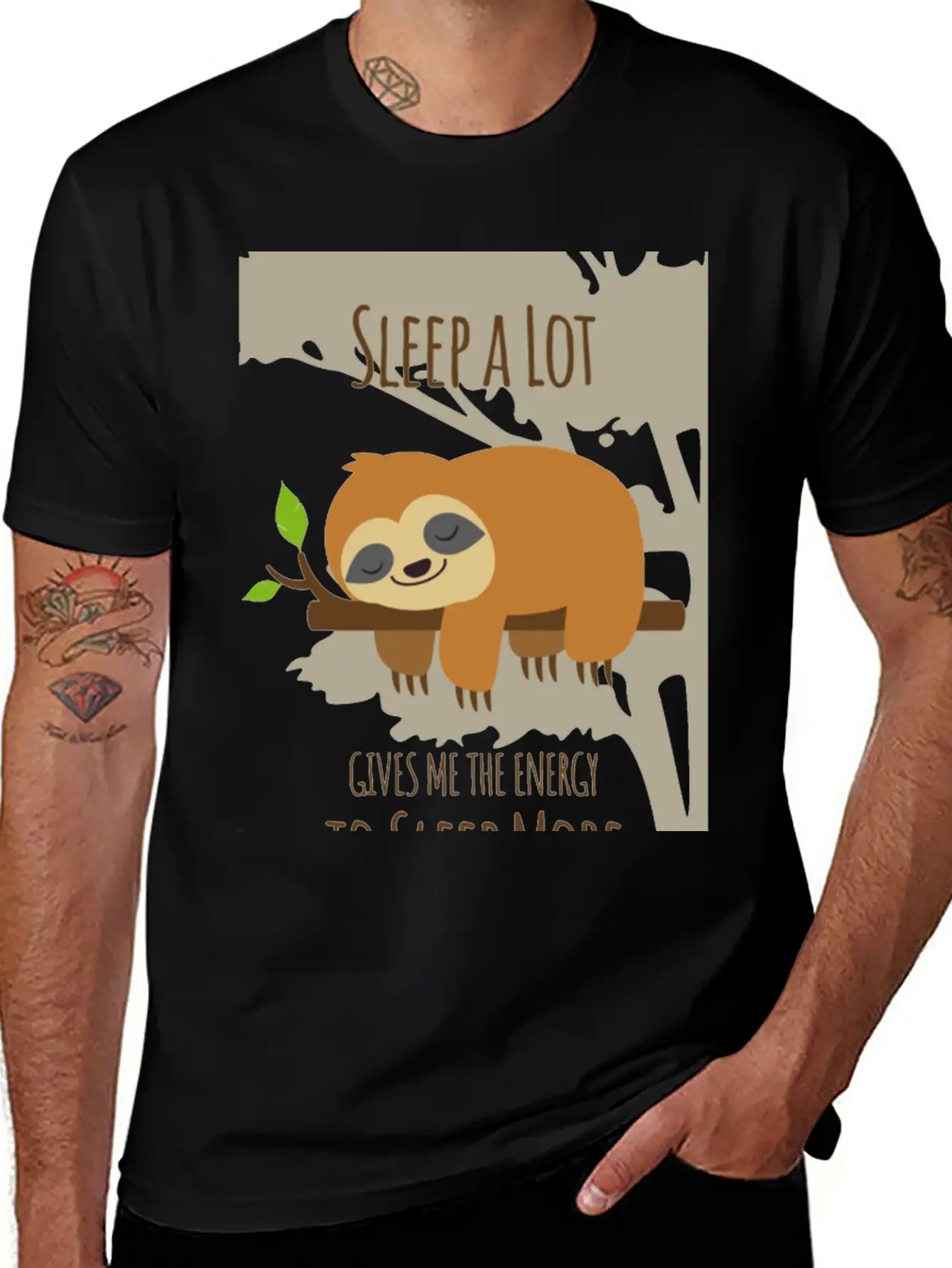 Sleep A Lot Give Me Energy To Sleep More Unisex Casual T-Shirt – Clean Design For Daily Comfort