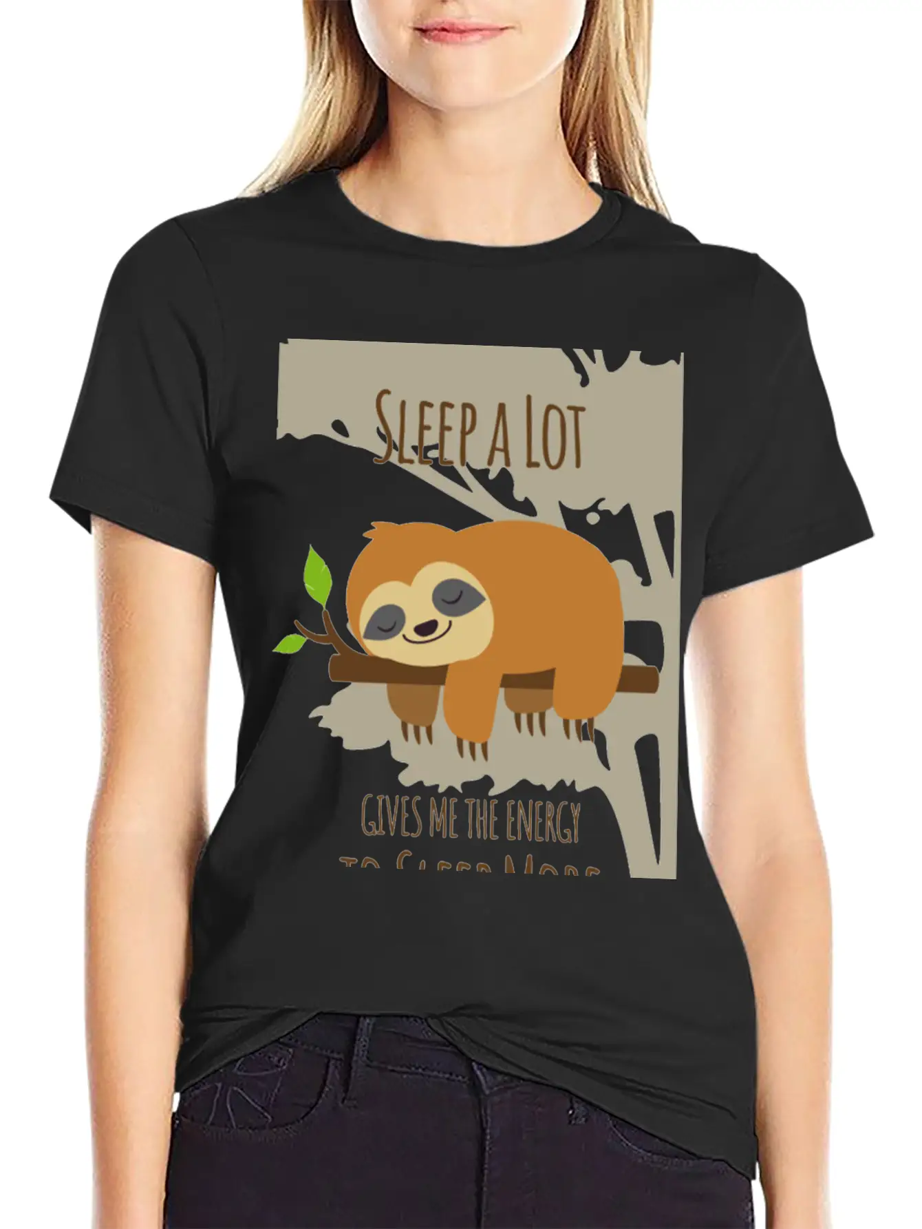 Sleep A Lot Give Me Energy To Sleep More Unisex Casual T-Shirt – Clean Design For Daily Comfort