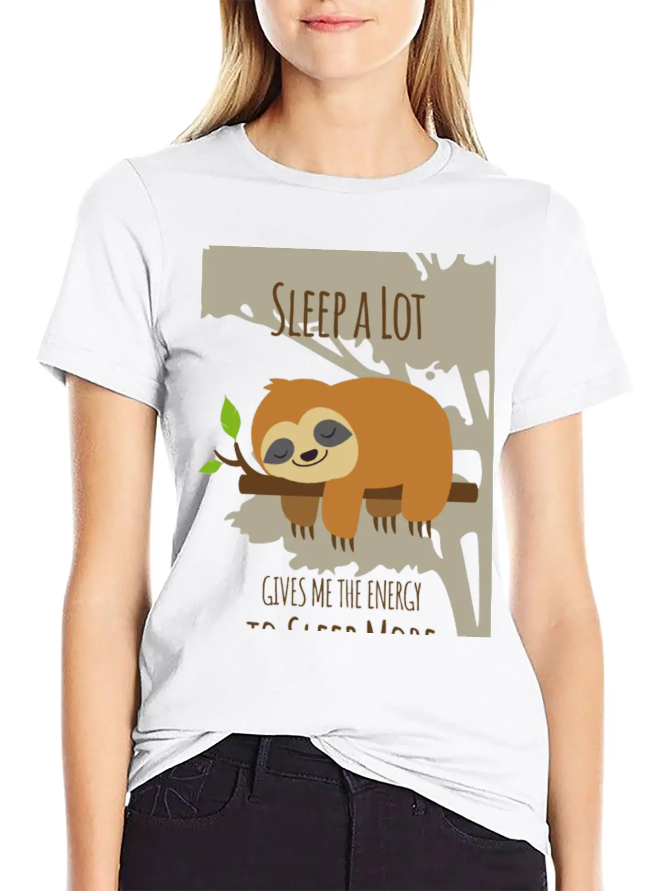 Sleep A Lot Give Me Energy To Sleep More Unisex Casual T-Shirt – Clean Design For Daily Comfort