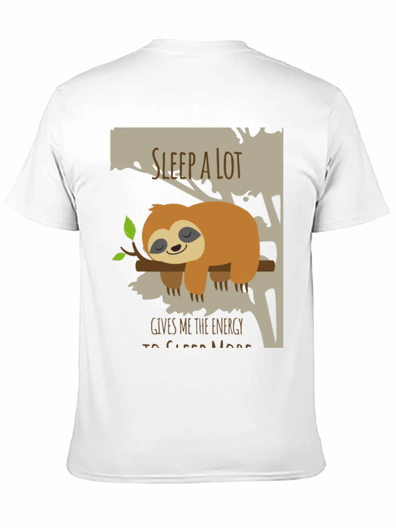 Sleep A Lot Give Me Energy To Sleep More Unisex Casual T-Shirt – Clean Design For Daily Comfort