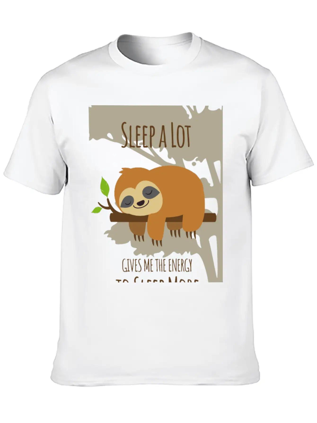 Sleep A Lot Give Me Energy To Sleep More Unisex Casual T-Shirt – Clean Design For Daily Comfort