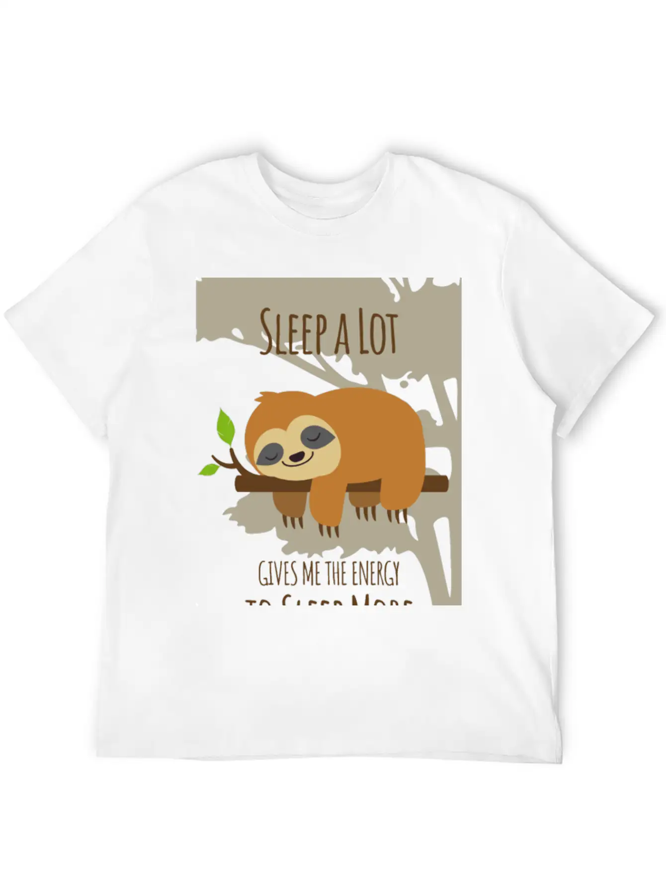 Sleep A Lot Give Me Energy To Sleep More Unisex Casual T-Shirt – Clean Design For Daily Comfort