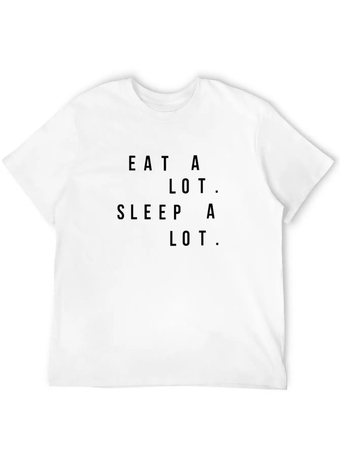 Sleep A Lot Unisex Short Sleeve Soft Cotton T-Shirt – Casual Everyday Wear