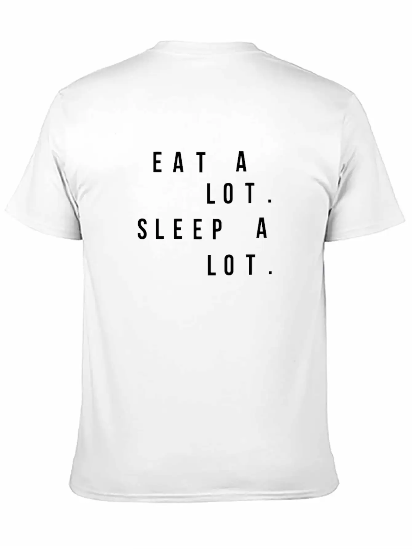 Sleep A Lot Unisex Short Sleeve Soft Cotton T-Shirt – Casual Everyday Wear