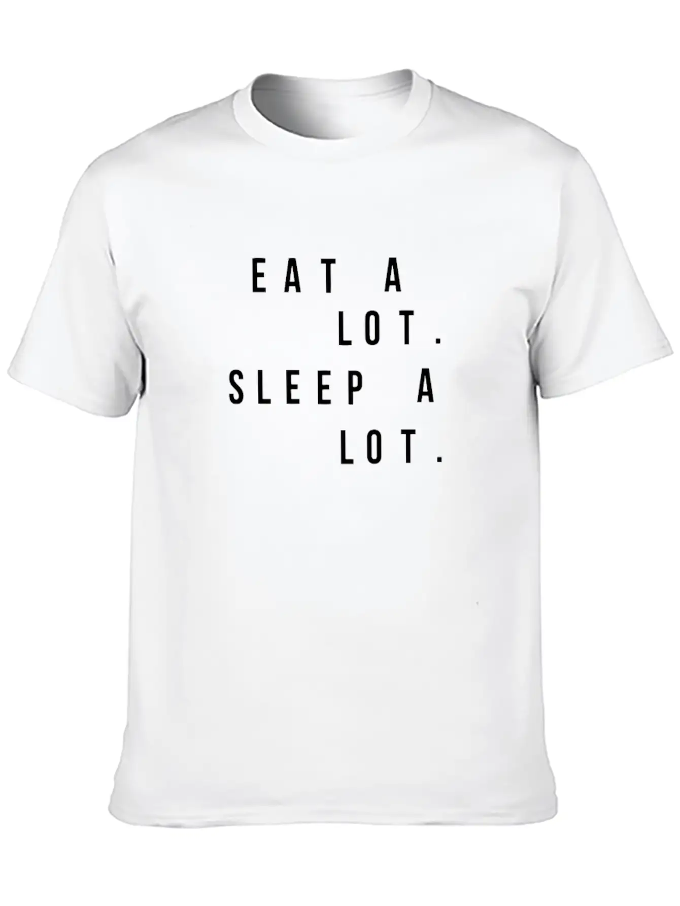 Sleep A Lot Unisex Short Sleeve Soft Cotton T-Shirt – Casual Everyday Wear