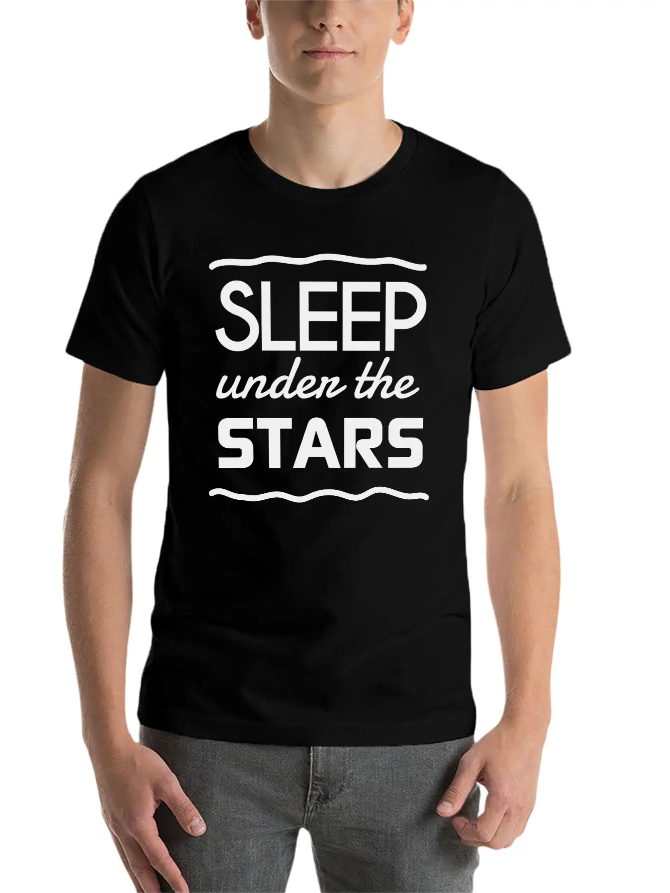 Sleep Under The Stars Stylish Everyday T-Shirt – Unisex Basic Cotton Tee