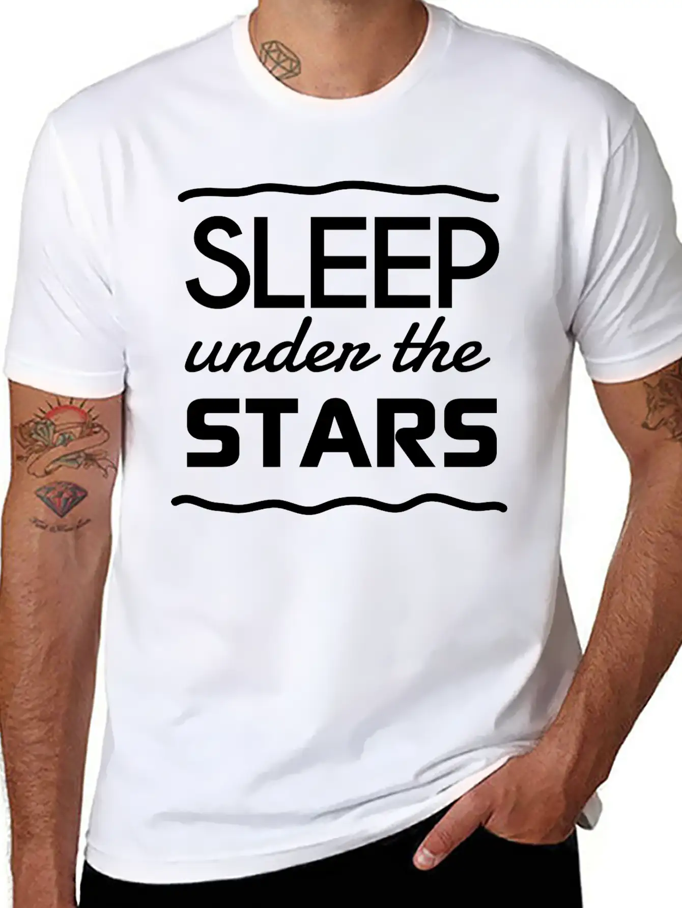 Sleep Under The Stars Stylish Everyday T-Shirt – Unisex Basic Cotton Tee