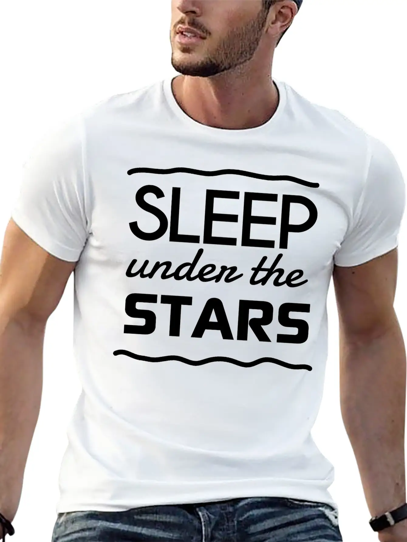 Sleep Under The Stars Stylish Everyday T-Shirt – Unisex Basic Cotton Tee