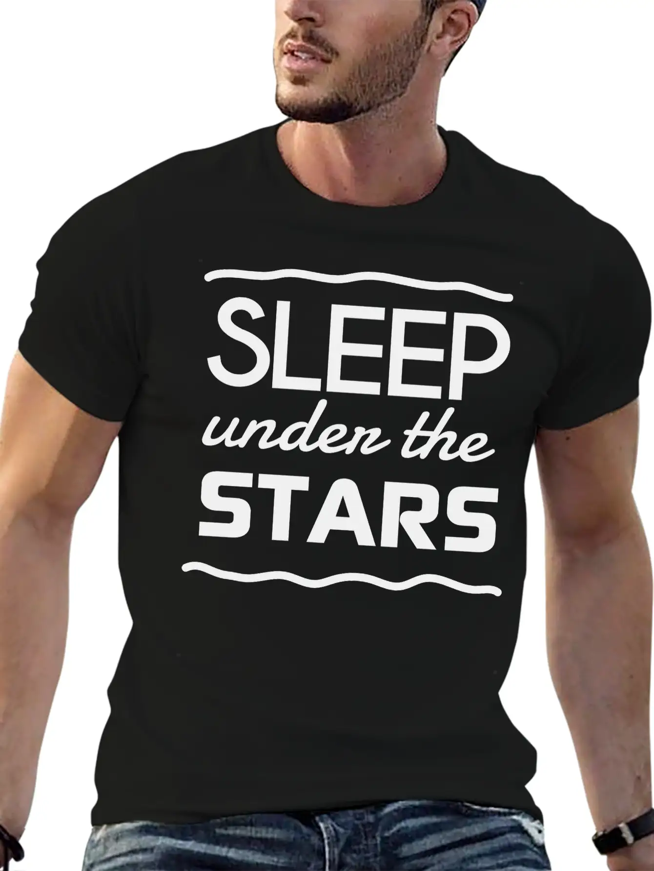 Sleep Under The Stars Stylish Everyday T-Shirt – Unisex Basic Cotton Tee