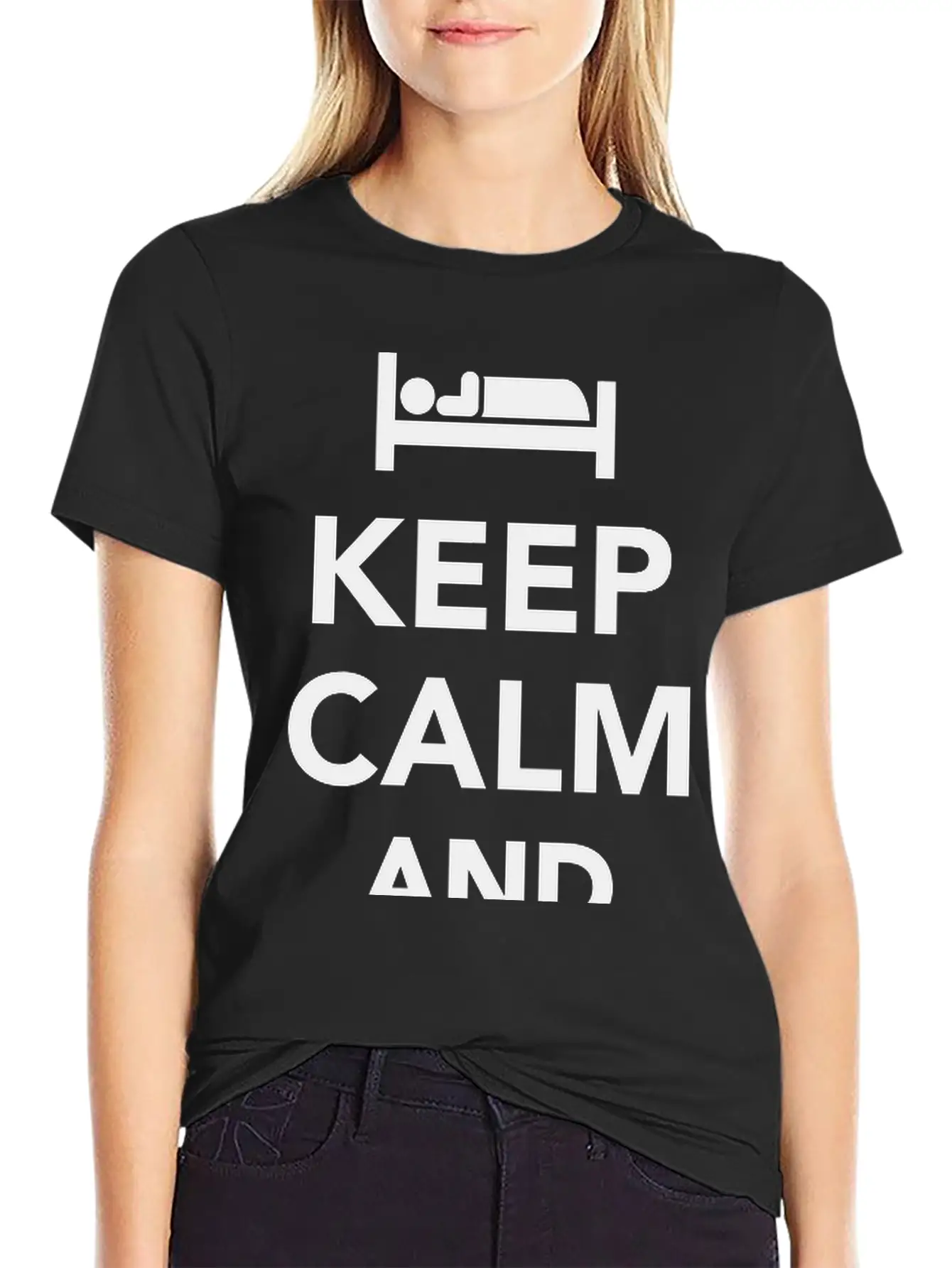 Sleep Unisex Short Sleeve Soft Cotton T-Shirt – Casual Everyday Wear
