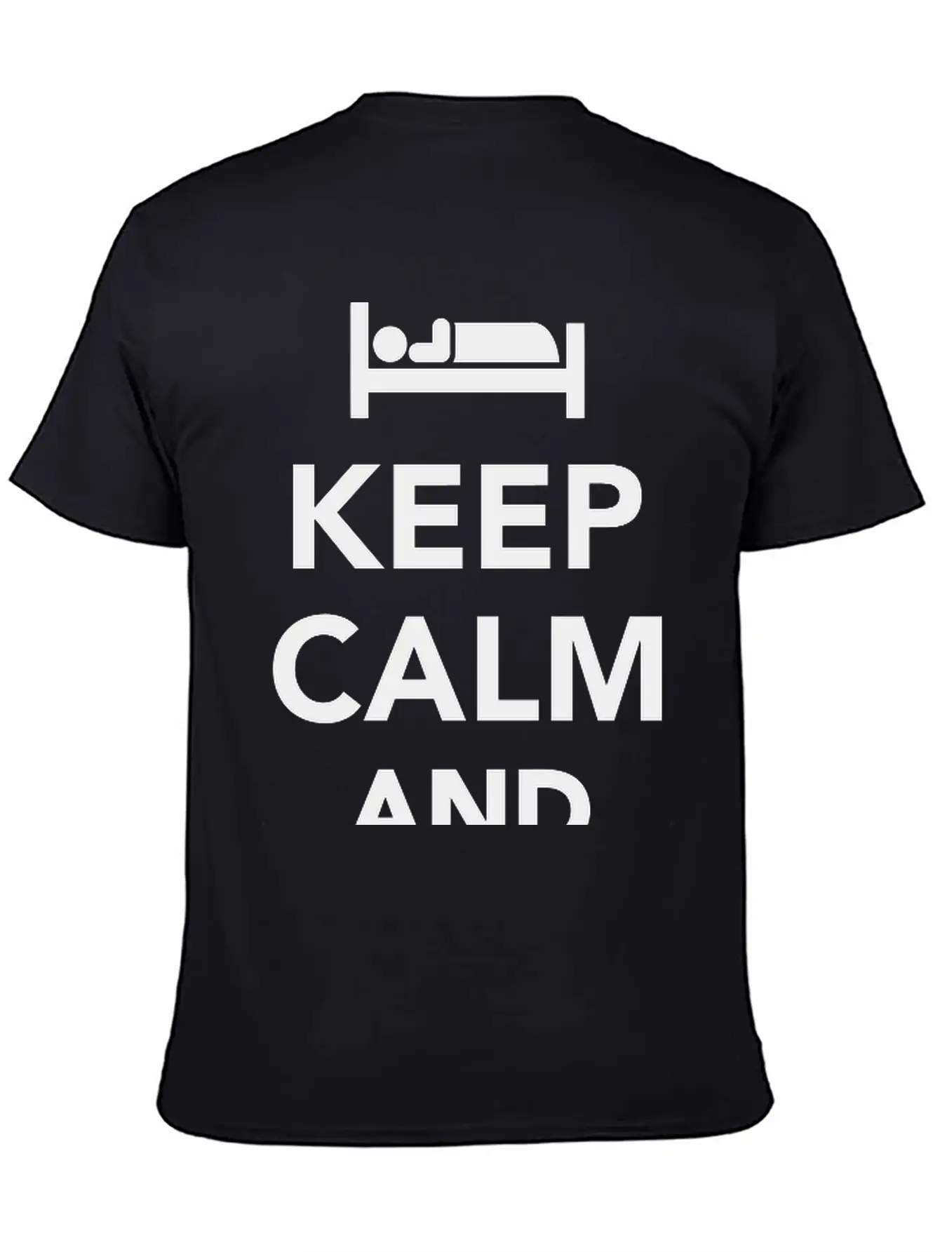 Sleep Unisex Short Sleeve Soft Cotton T-Shirt – Casual Everyday Wear
