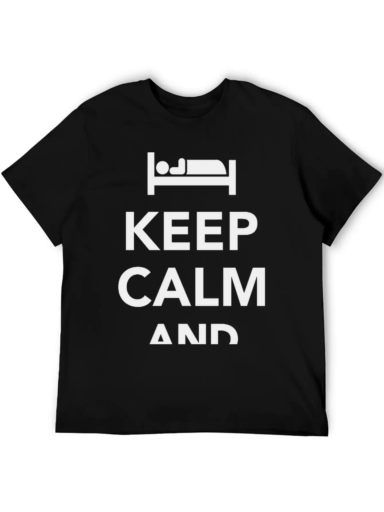 Sleep Unisex Short Sleeve Soft Cotton T-Shirt – Casual Everyday Wear