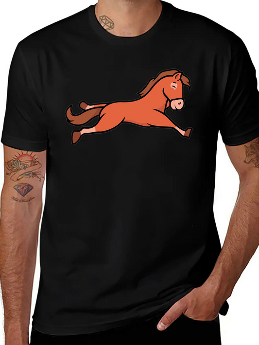 Sleeping Horse Essential Unisex Summer Tee – Soft Cotton Casual Fit