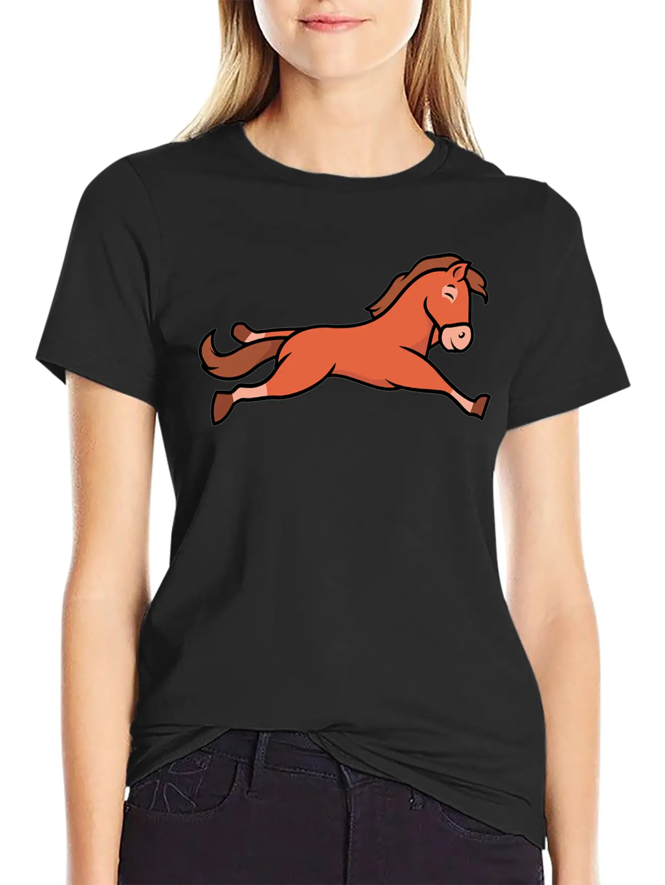Sleeping Horse Essential Unisex Summer Tee – Soft Cotton Casual Fit
