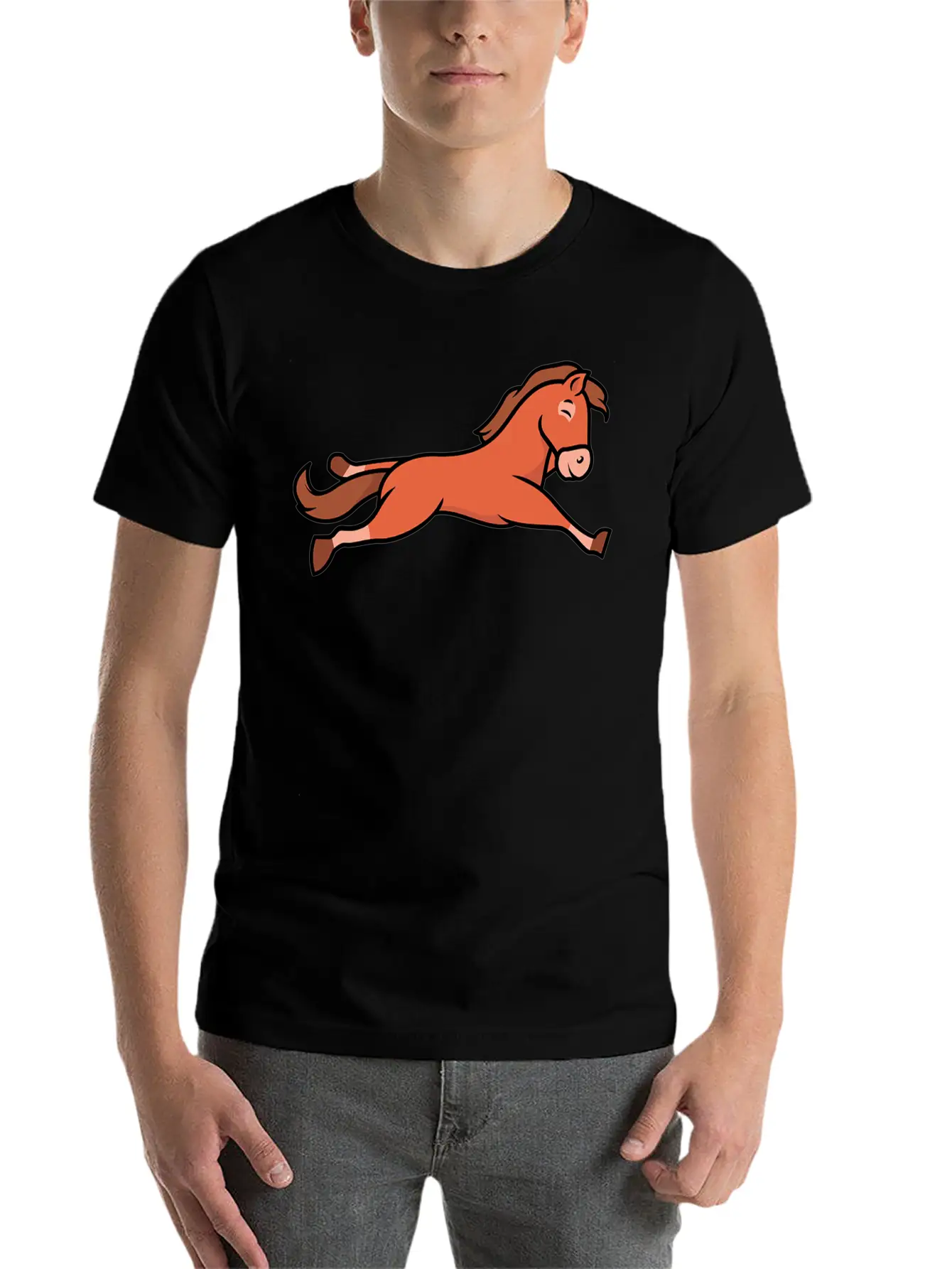 Sleeping Horse Essential Unisex Summer Tee – Soft Cotton Casual Fit