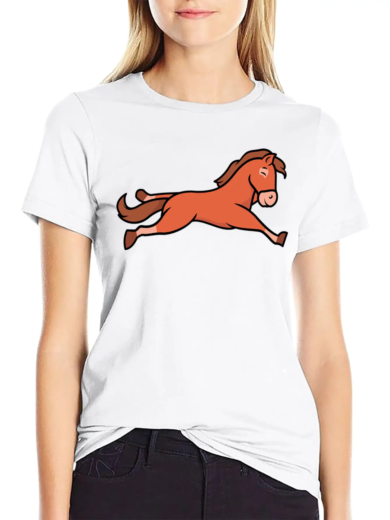 Sleeping Horse Essential Unisex Summer Tee – Soft Cotton Casual Fit