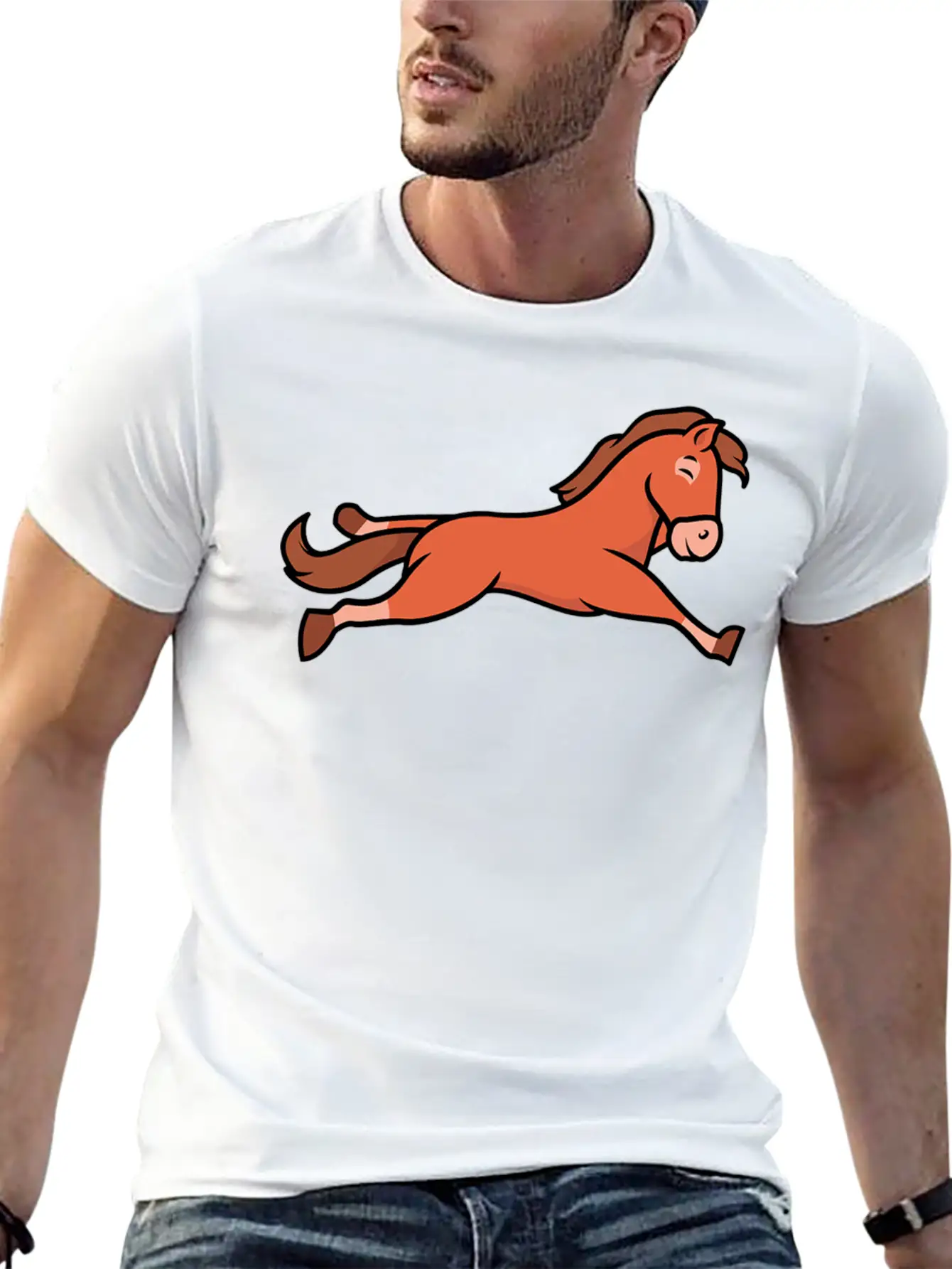 Sleeping Horse Essential Unisex Summer Tee – Soft Cotton Casual Fit