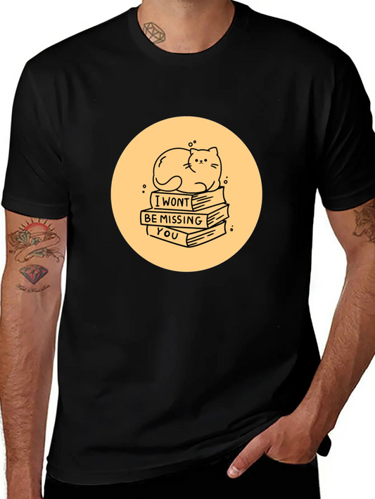 Sleepy Paw Cat Minimal T-shirts Stylish Everyday T-Shirt – Unisex Basic Cotton Tee